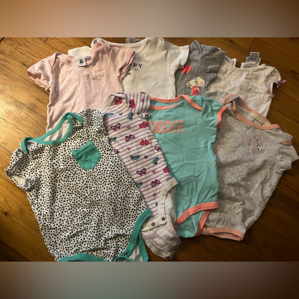 Cat & Jack Assorted Colorful Bodysuits Set